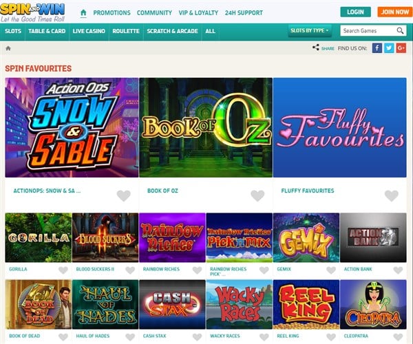 Spin and Win Casino Review